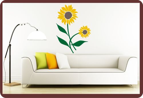 Wandtattoo Sonnenblume 40x60 cm
