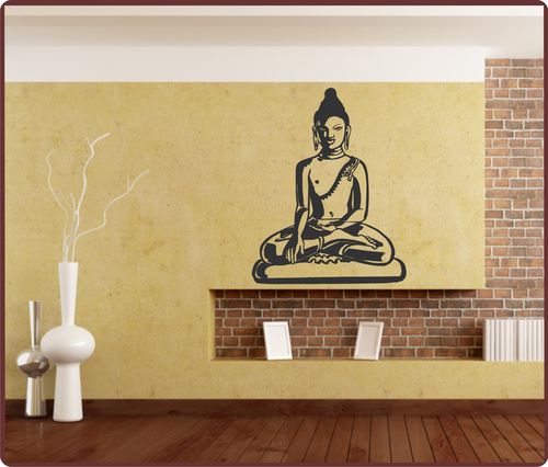 Wandtattoo Buddha - Farb- und Größenwahl